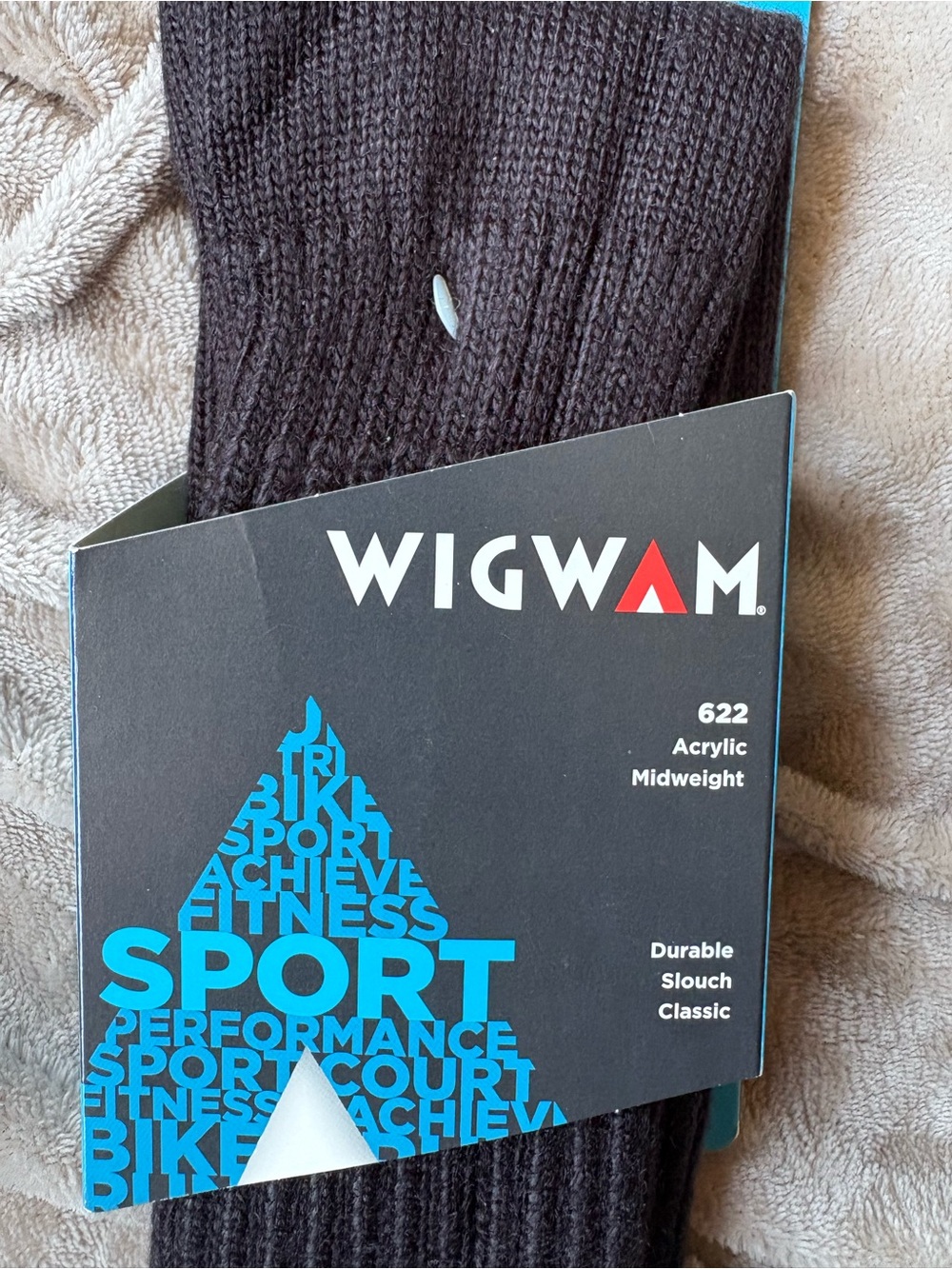 Wigwam Men's Midweight Acrylic Socks - Brown